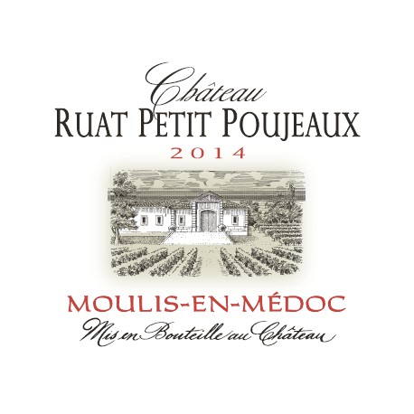 Moulis En Médoc Rouge Château Ruat Petit Poujeaux 2014 75Cl