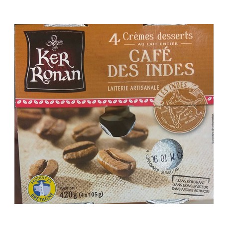 K.Ronan Creme Cafe Indes4X105G