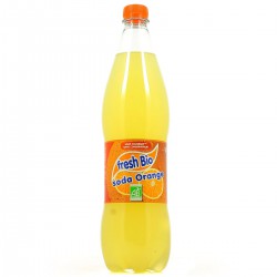 Bouteille 1L Soda Orange Bio Fresh