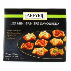280G 20 Mini Paniers Savoureux Labeyrie