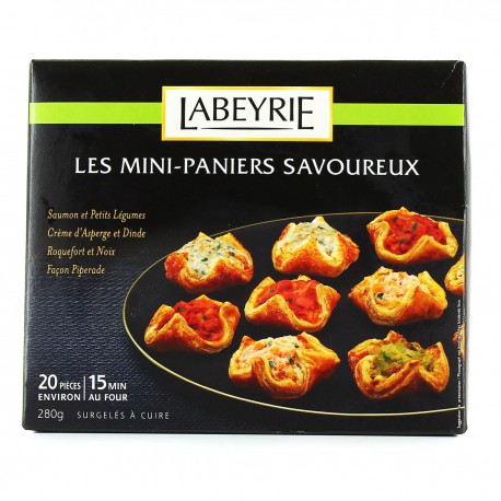 280G 20 Mini Paniers Savoureux Labeyrie