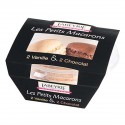 50G 4 Petits Macarons Chocolat&Vanille Labeyrie