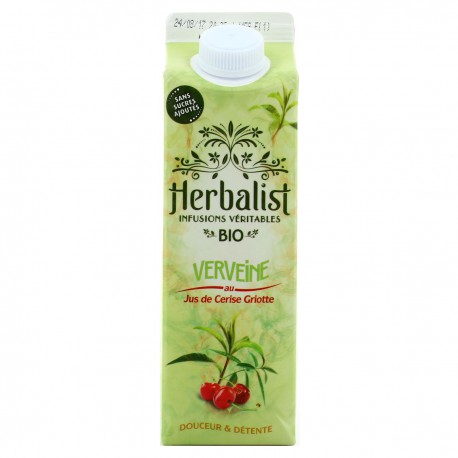 Brick 1L The Vert Verveine Cerise Herbalist