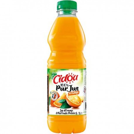 Pet 1L P.Jus Orange Cidou