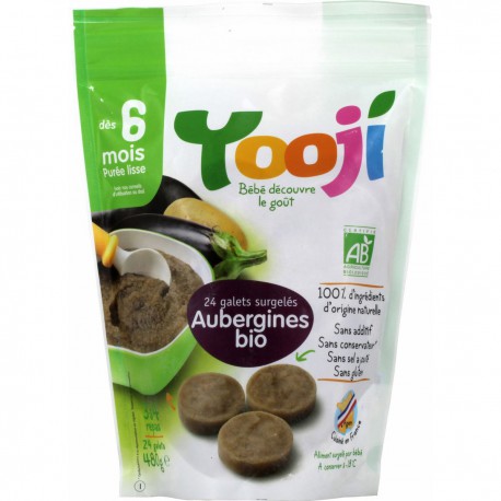 480G Puree Lisse Aubergine Bio