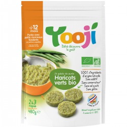 480G Puree Morceaux Haricots Vert Bio Yooji