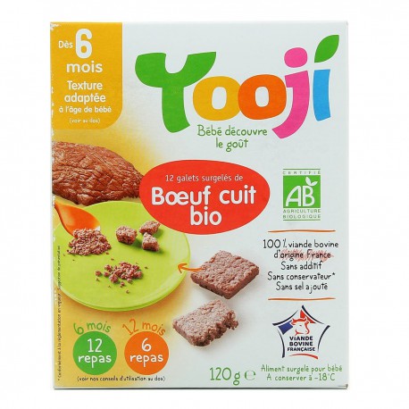 120G Hache Boeuf Bio Yooji