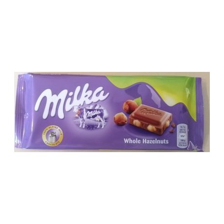 Milka Whole Hazelnuts 100G