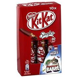 10X Kit Kat Singles Nestle