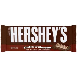 Hershey S Cookies N Chocolate Bar 43G
