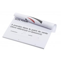 Bloc De 50 Bons Pour 1 Cadeau