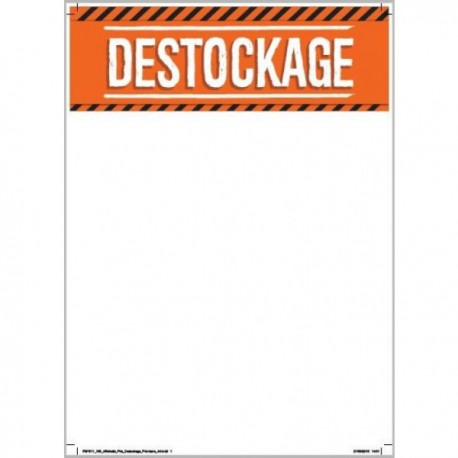 100 Affiches A4 Destock Netto