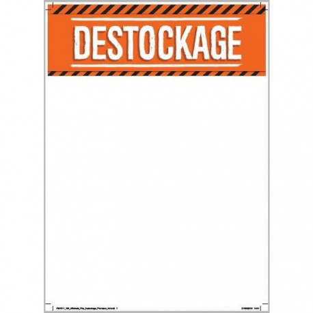 100 Affiches A4 Destock Netto