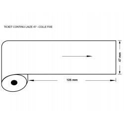 30Rouleaux Adh 47.5X125Mm M40 Sbpa
