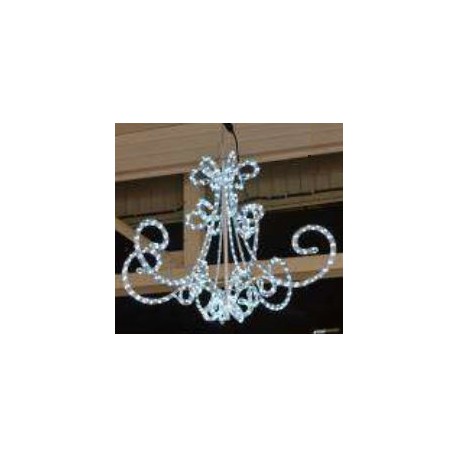Lustre A Led Blanc H:80 Cm