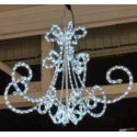 Lustre A Led Blanc H:80 Cm