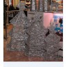 3 Sapins Pailletes + Etoile Ar