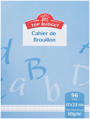 Top Budget Cahier Brouil.96P - DRH MARKET Sarl