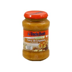 Bocal 400G Sauce Curry Doux Mijotee Uncle Ben S