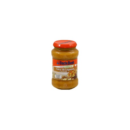 Bocal 400G Sauce Curry Doux Mijotee Uncle Ben S