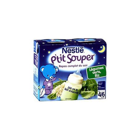 Pt Souper Leg Vert Riz 2X250Ml