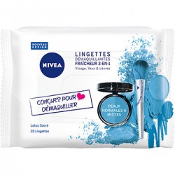 Nivea Demaquillant Peau Normale 25 Lingettes
