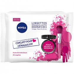Nivea Lingettes Demaquillantes Peaus Seches X24