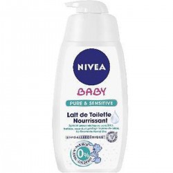 500Ml Lait De Toilette Pure&Sensitive Nivea Baby