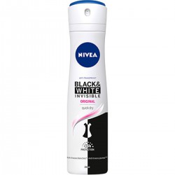 200Ml Atomiseur Deodorant Black&White Clear Nivea