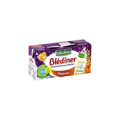 Bledina Lait Au Potiron 4Mois Blédîner Brique 2X25Cl