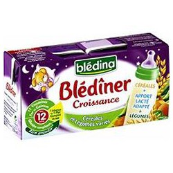 Blédina - Blédîner - 12 briques Croissance pour le Diner de bébé