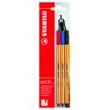 Stabilo 3Feutres Point 88N/B/R