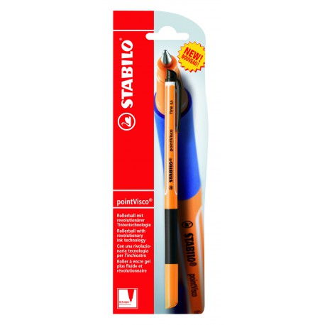 Stabilo Roller Gel Visco Noir