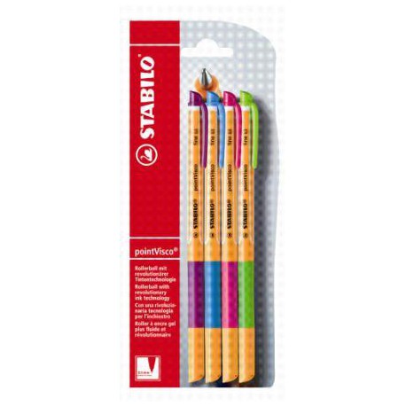 Stabilo 4 Roller Gel Point Vi