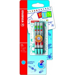 Stabilo 3 Rech.Fun Turqu.Moy