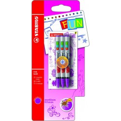 Stabilo 3 Rech.Fun Lilas Moy