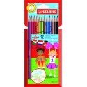 Etui 12 Crayons Couleurs Stabilo Color