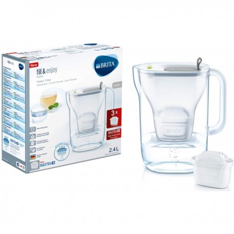 Brita Carafe Style Grise Maxt+