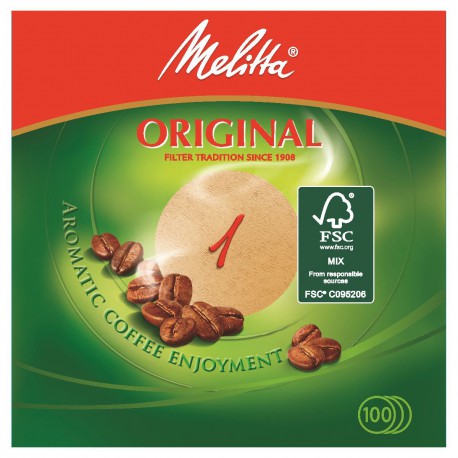 Melitta Filtres Rond Brun X100