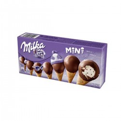 8X25Ml Mini Cones Milka