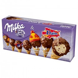 8X25Ml Mini Cones Milka