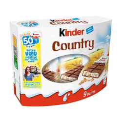 Pack 9 Kinder Country 211G Ferrero
