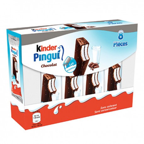 Etui 8X30G Kinder Pingui Choco