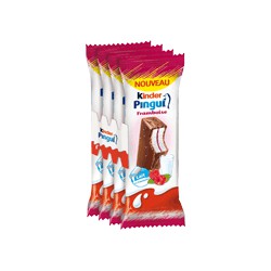 4X32G Pingui Framboise Kinder