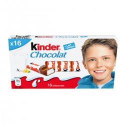 Bte 16 Batons Chocolat Au Lait Kinder