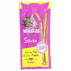 Whiskas Sticks Au Poulet3X6G