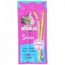 Whiskas Sticks Au Saumon3X6Gr