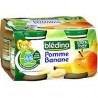 Pack 4X130G Pomme/Banane Bledina