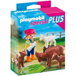 Playmo Enfants Avec Chevres