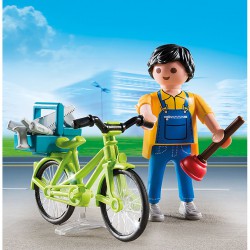 Playmo Bricoleur Et Velo